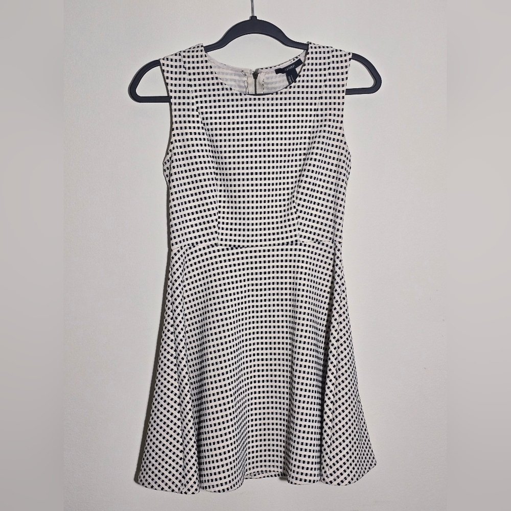 Black and White Checkered Dress